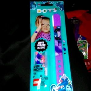 Set of 5 Lego dots bracelet.